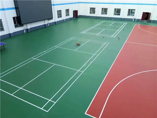 橡膠跑道案例沈陽(yáng)某部隊(duì)球場(chǎng)