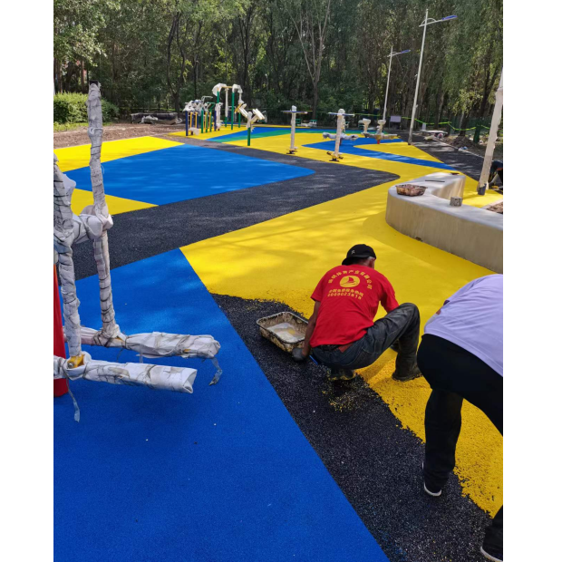 兒童游樂(lè)場(chǎng)塑膠地板實(shí)景圖2